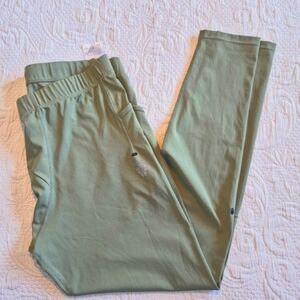 PIQIDIG men's size 2XL green yoga compression pants leggings EUC